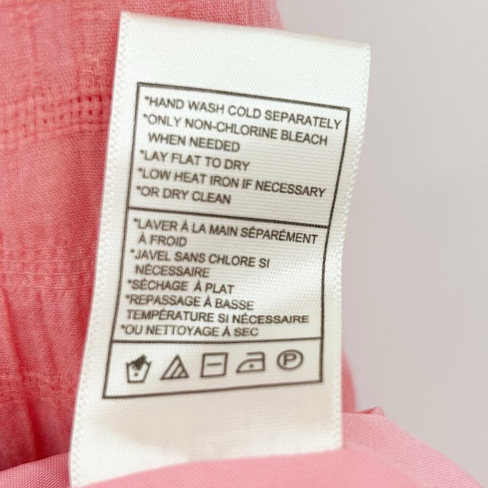 Betsey Johnson Lovely Layers Maxi Dress Pink Tiered Ruffle Cotton Womens Size S - Picture 8 of 13